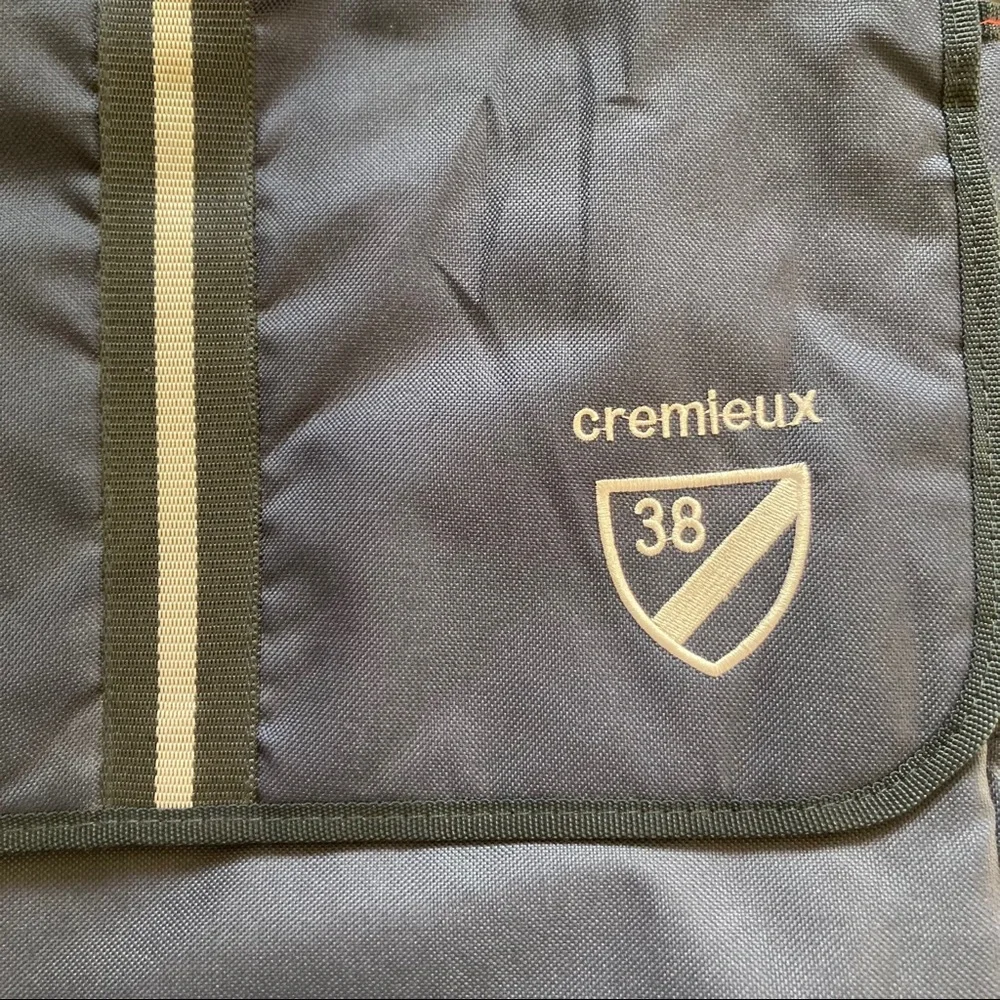 Cremieux 38 Messenger Laptop Bag Navy Blue